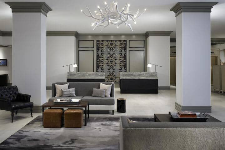 Lobby sitting area